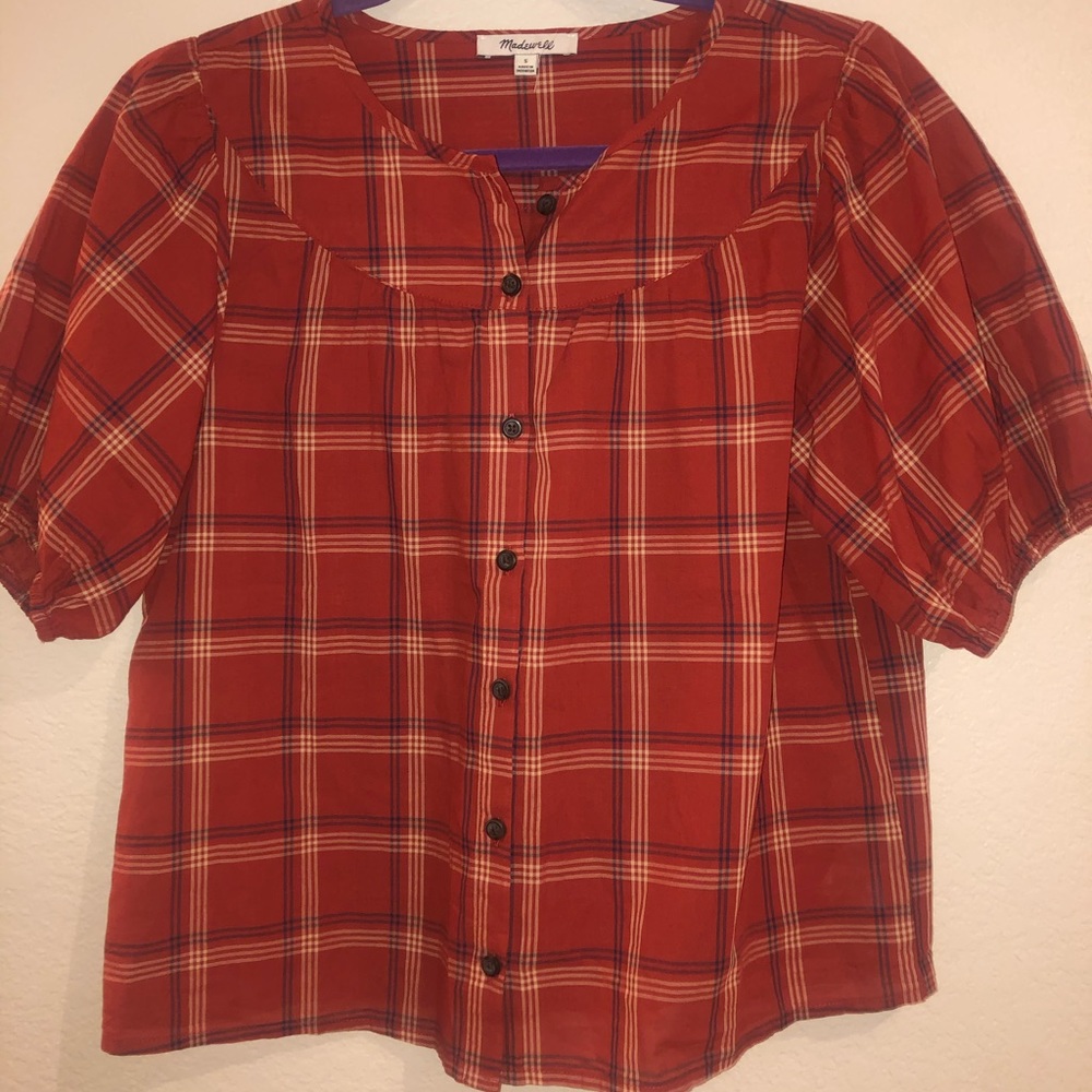 Madewell button up blouse